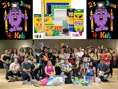 School Supplies Drive for Ds Dreams 4 Kids